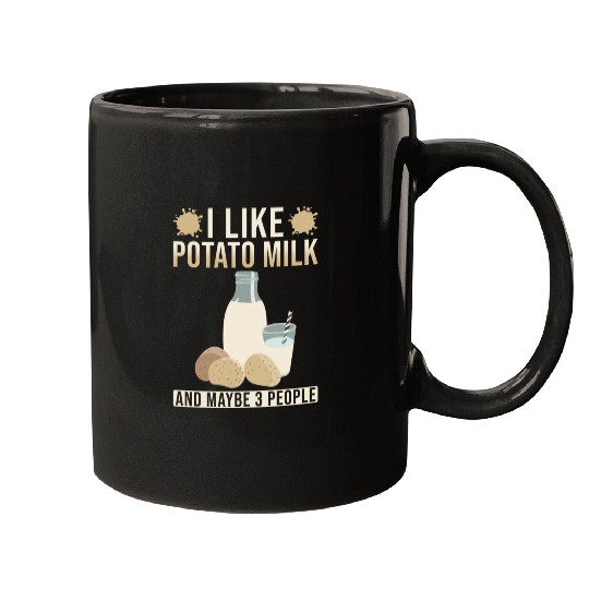 Potato Milk Saying Mugs