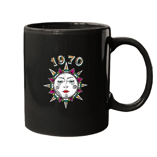 1970 Sun Face Mugs
