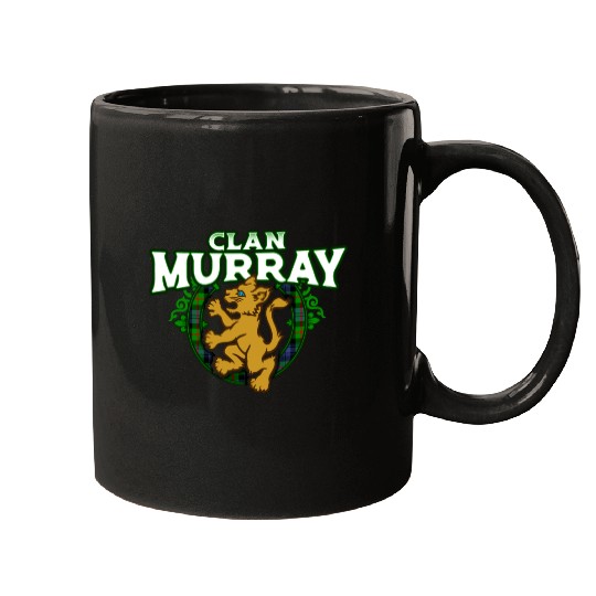 Clan Murray Cute Baby Lion Rampant Kitten Mugs