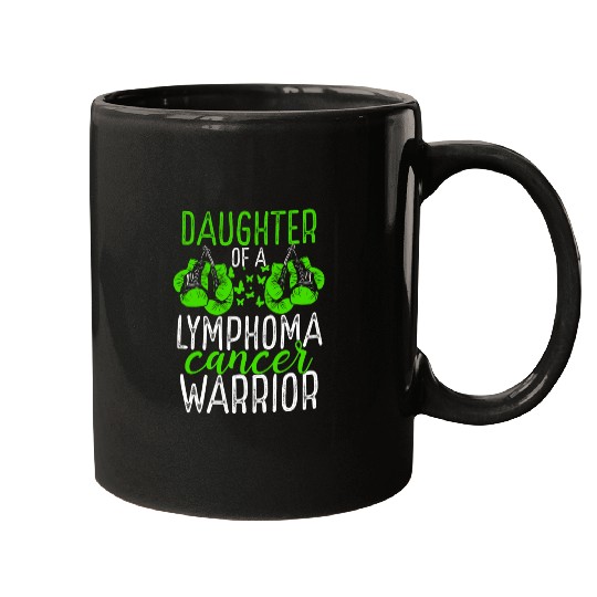 Daughter Lymphoma Cancer Awareness Month Ribbon Mugs