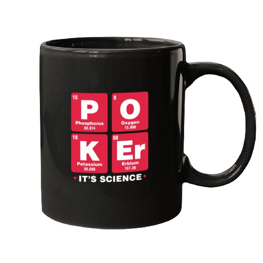 Poker It's Science Mugs