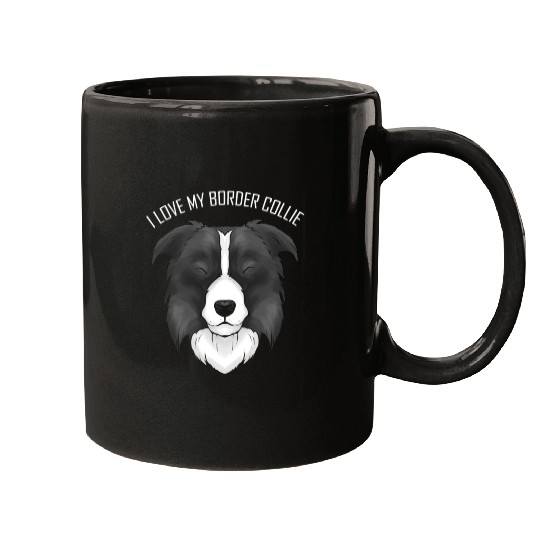Dog Lover - I Love My Border Collie Mugs