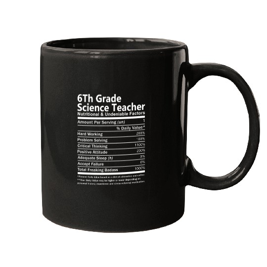 6Th Grade Science Teacher Mugs - Nutritional An