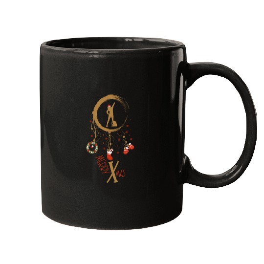 Winter dreamcatcher Christmas Hiking Mugs