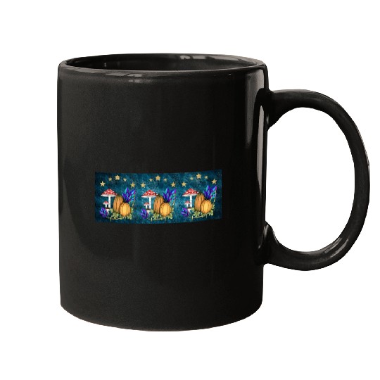 Pumpkins in magic forest - Format E Mugs