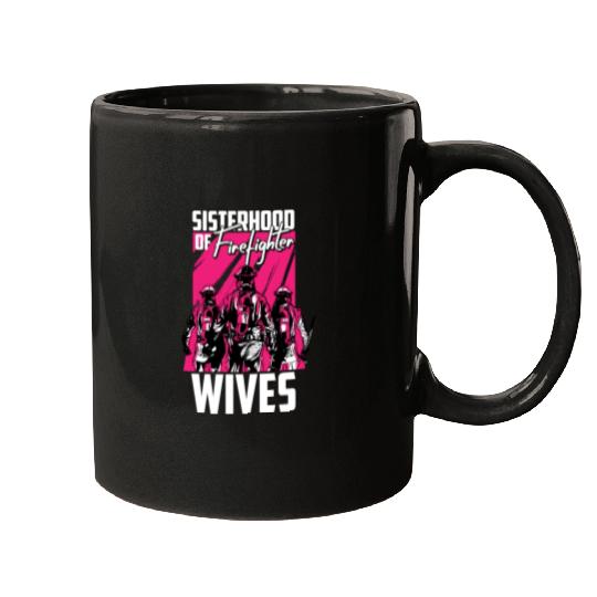 Firefighter Thin Red Line Sisterhood Mugs