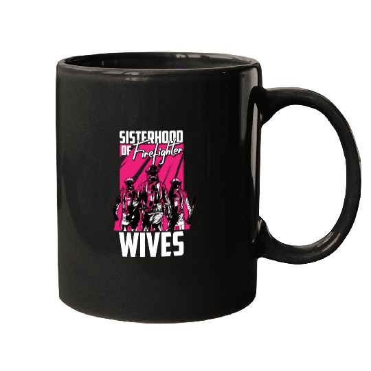Firefighter Thin Red Line Sisterhood Mugs