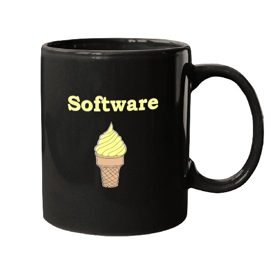 Software Vanilla Ice Cream Mugs