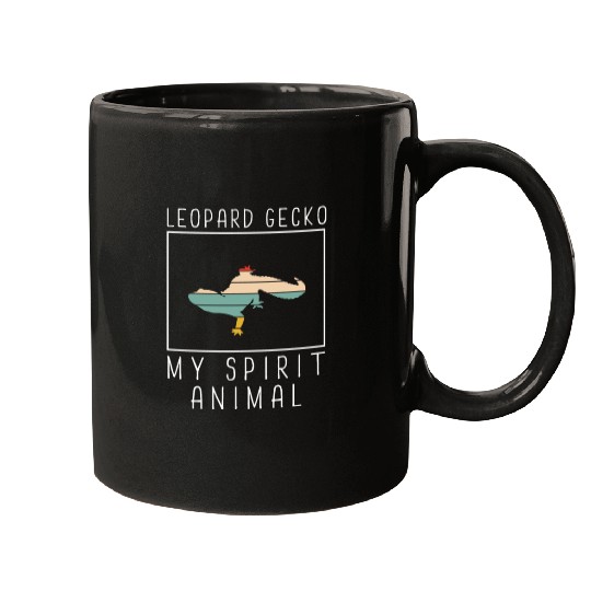 Spirit Animal Vintage Sunset Cute Women's Leopard Mugs