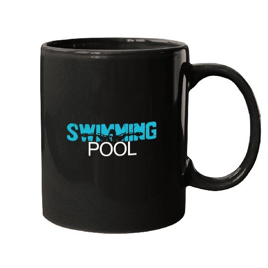 Vintage Swimming Pool Case Cool Design Mugs