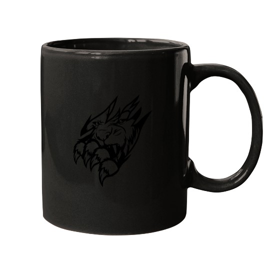 LION BLACK Mugs