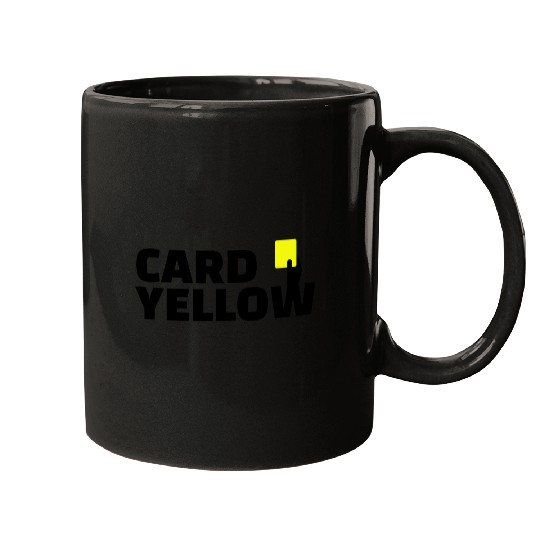 Yellow card Mugs