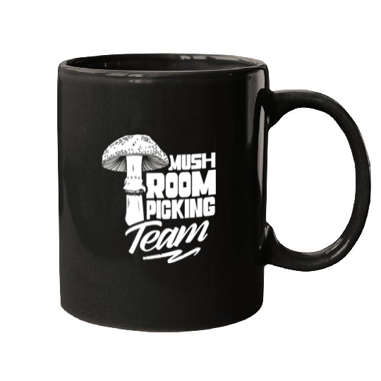 Mushroom Picking Team Collecting Collect Picker Mugs