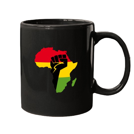 African Black Power Mugs