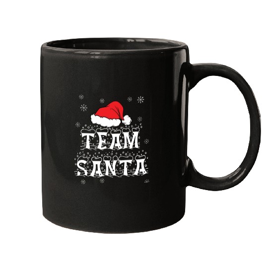 Team Santa Xmas Hat for Family Christmas Mugs
