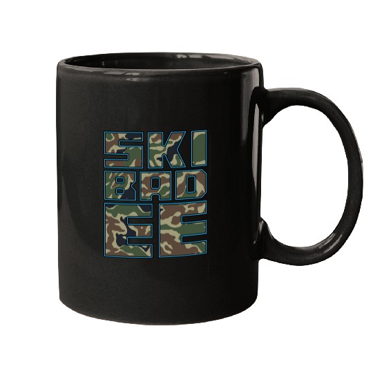MC Skibadee DNB Original Junglist MC Skiba Camo Mugs