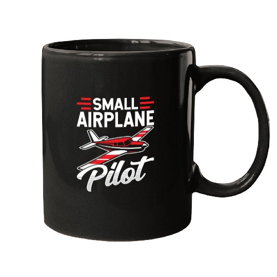 Small Airplane Pilot Private Aircraft Mugs