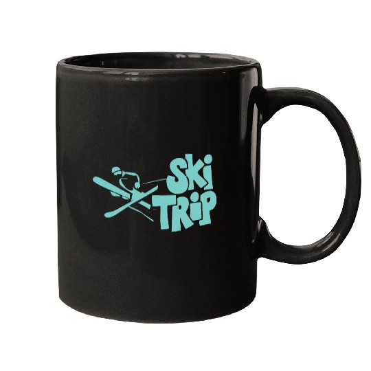 Cool Skiing Ski Trip Mugs