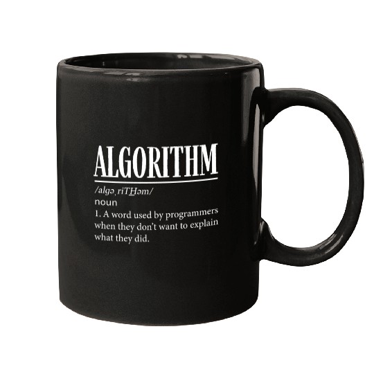 Algorithm Programmer, Coding, Coder Mugs
