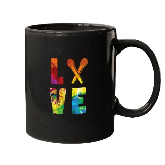 Karaoke Singer Microphone Vocalist Mugs