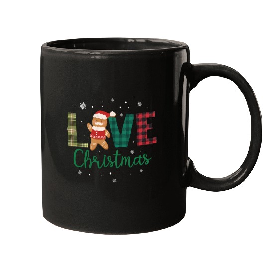 Gingerbread Santa Christmas Lover Mugs
