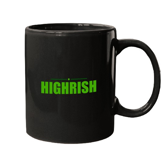 Highrish Weed Marijuana St Patricks Day Mugs