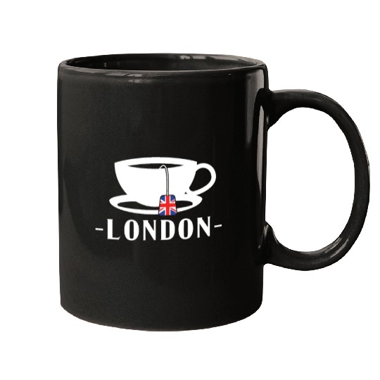 London Tea Great Britain Flag Mugs