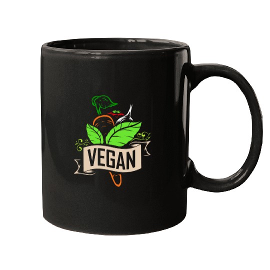 Carrot, Onion And Tomato Logo For Vegetarians And Mugs