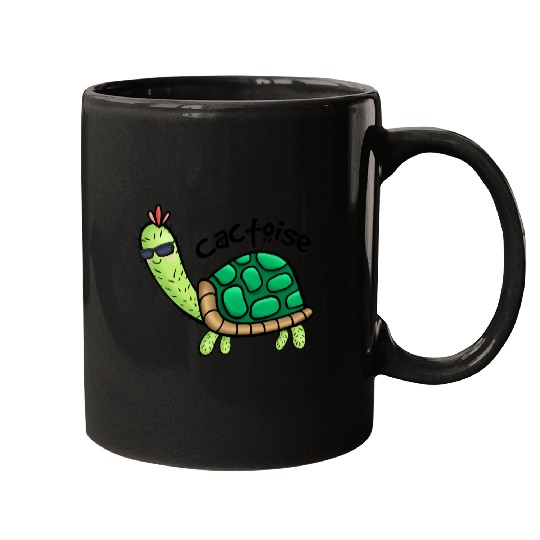 Cool Tortoise Mixed Cactus Cactoise Mugs
