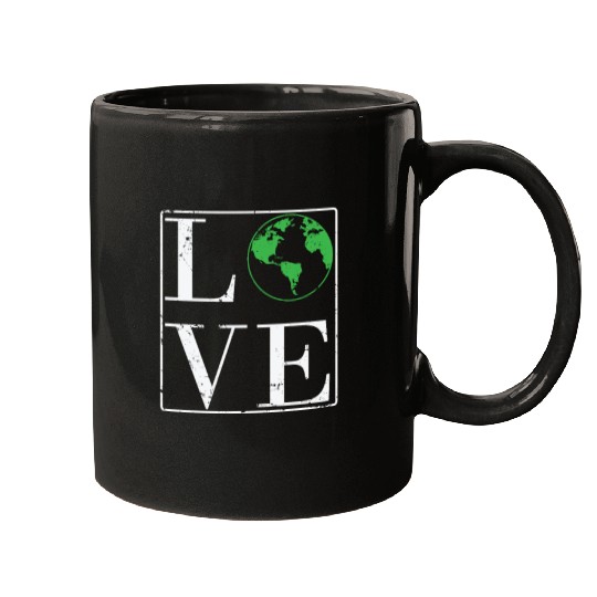 Love Environment Nature Planet Earth Mugs