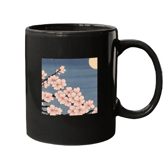 Ukiyo-e Sakura, Japanese Print Mugs