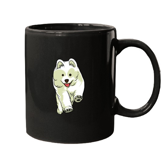 Samoyed Cute White Dog Owners Pet Lover Gift Ideas Mugs