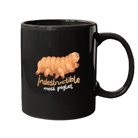 Indestructible Moss Piglet Science Tardigrade Mugs