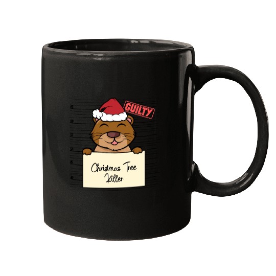 Sea otter christmas funny prison Mugs