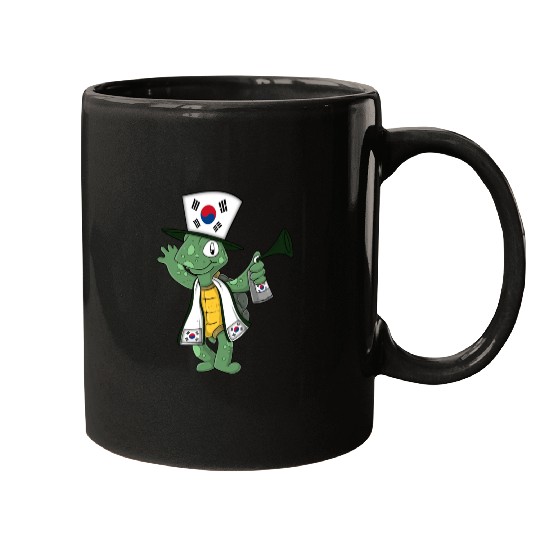 South Korean Fan Turtle Mugs