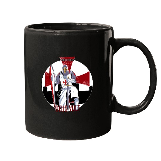 Stand strong and Deus vult Mugs