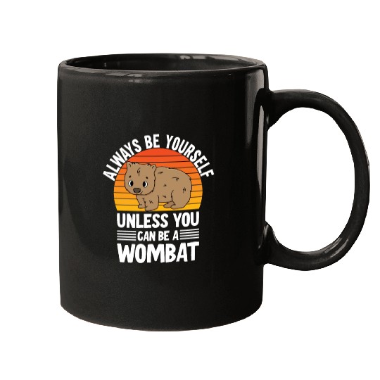 Cute Australian Wombat Quote Wombats Lover Mugs