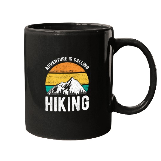 Adventure is Calling Hiking Mugs