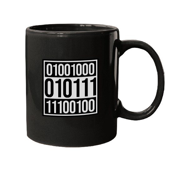 binary code program language Mugs