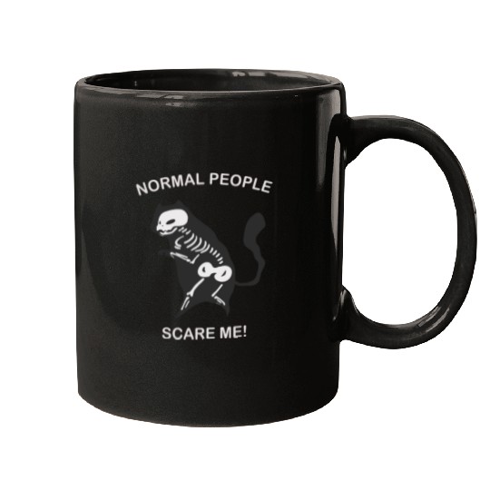 Normal People Scare Me Mugs