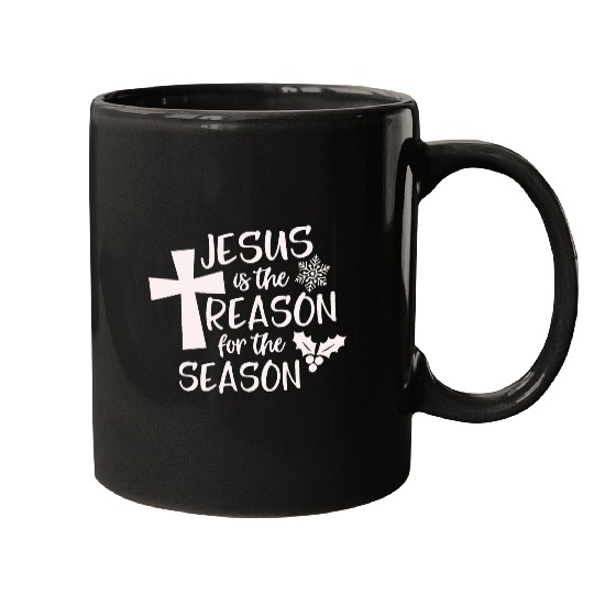Jesus is The Reason for the Season Candy Christian Mugs