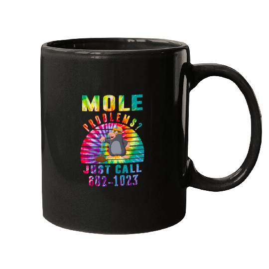 Vintage Mole Day Mole Problems Just Call Mugs