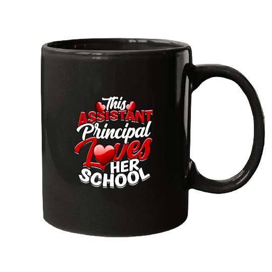 Assistant Principal Back School Teacher Principal Mugs