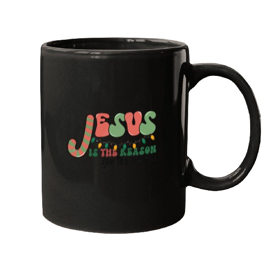 Jesus is The Reason for the Season Candy Christian Mugs