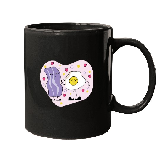 Breakfast Buddies for Bacon Eggs Lover Mugs
