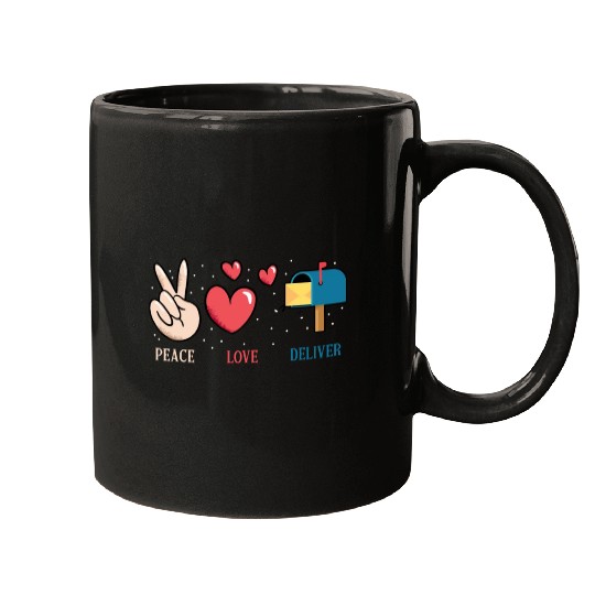 Mail delivery, Postal worker Mugs