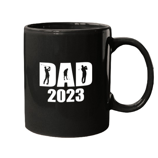 Funny Dad 2023 For Golfer Mugs