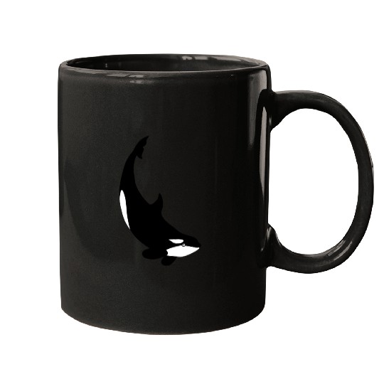 Orca diving Mugs
