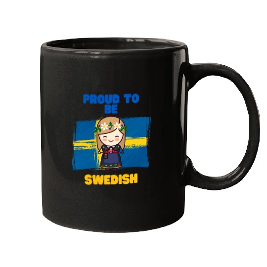 Proud to be swedish - cute design Mugs