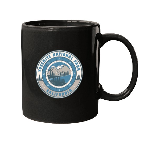 Yosemite National Park California US Hiking Mugs